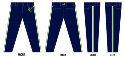Grizzlies Custom Relaxed Baseball Pant #BP8B