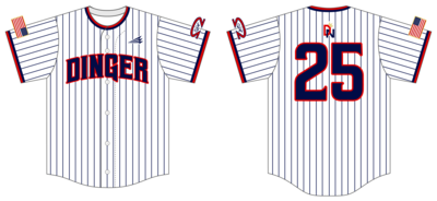Dinger Nation Custom Nanodri Baseball Jersey #J8