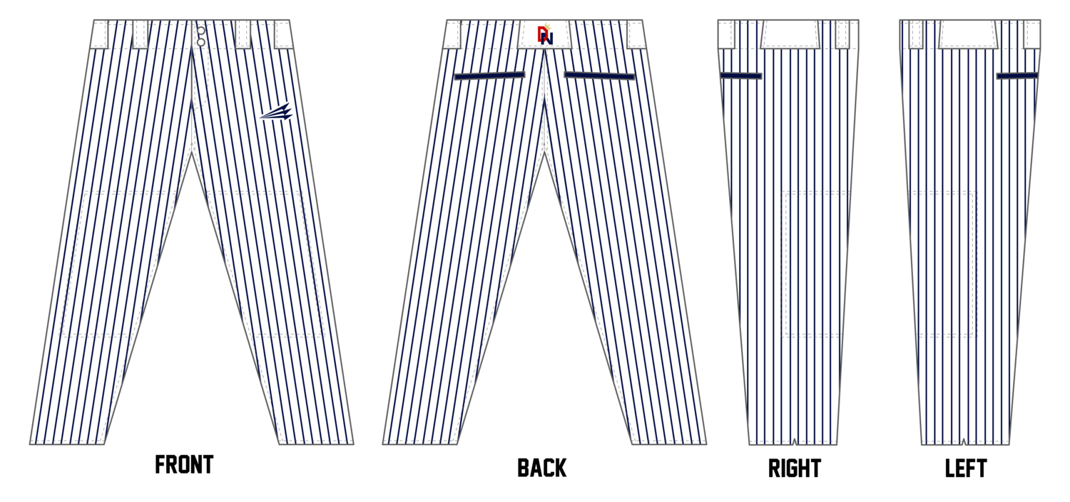Dinger Nation Custom Pro-Fit Baseball Pants #BP8A