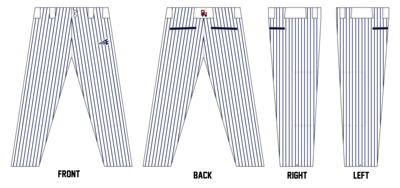 Dinger Nation Custom Pro-Fit Baseball Pants #BP8A