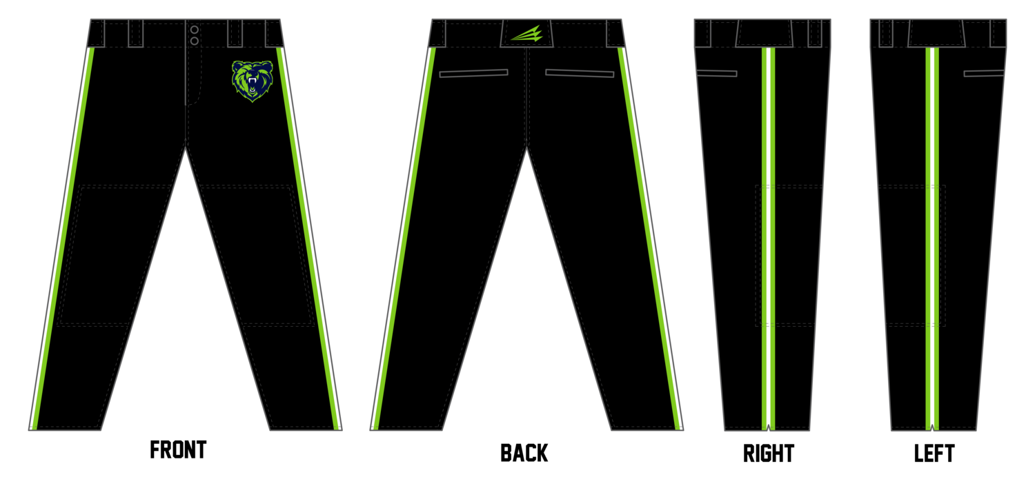 Grizzlies Custom Relaxed Baseball Pant #BP9