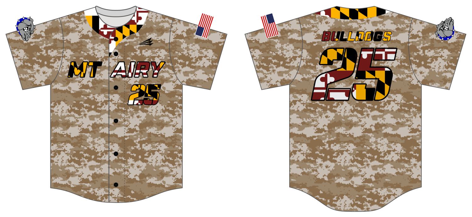 Mt. Airy Bulldogs 11U Custom HexaFlex Baseball Jersey #J2D
