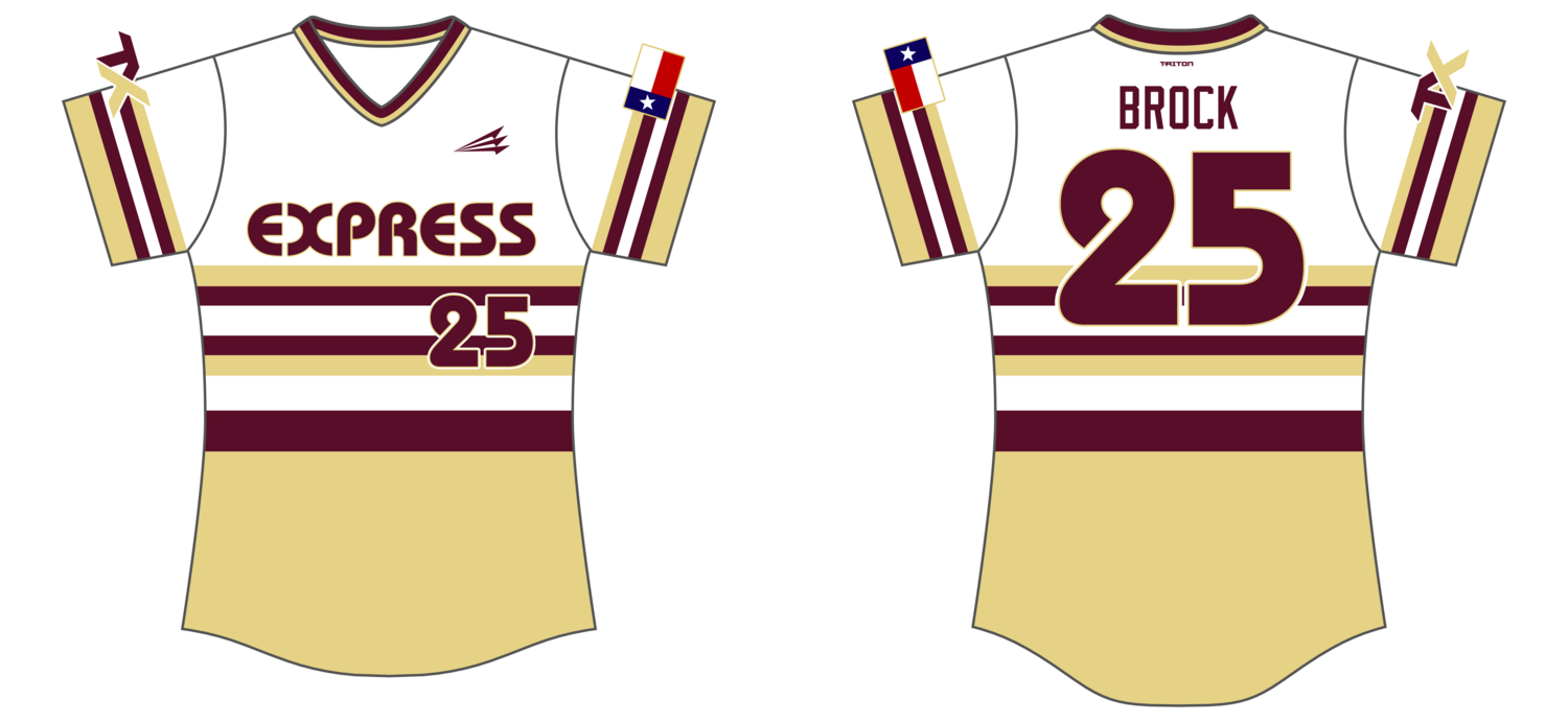 TEXAS EXPRESS Custom NanoDri Softball Jersey #J3
