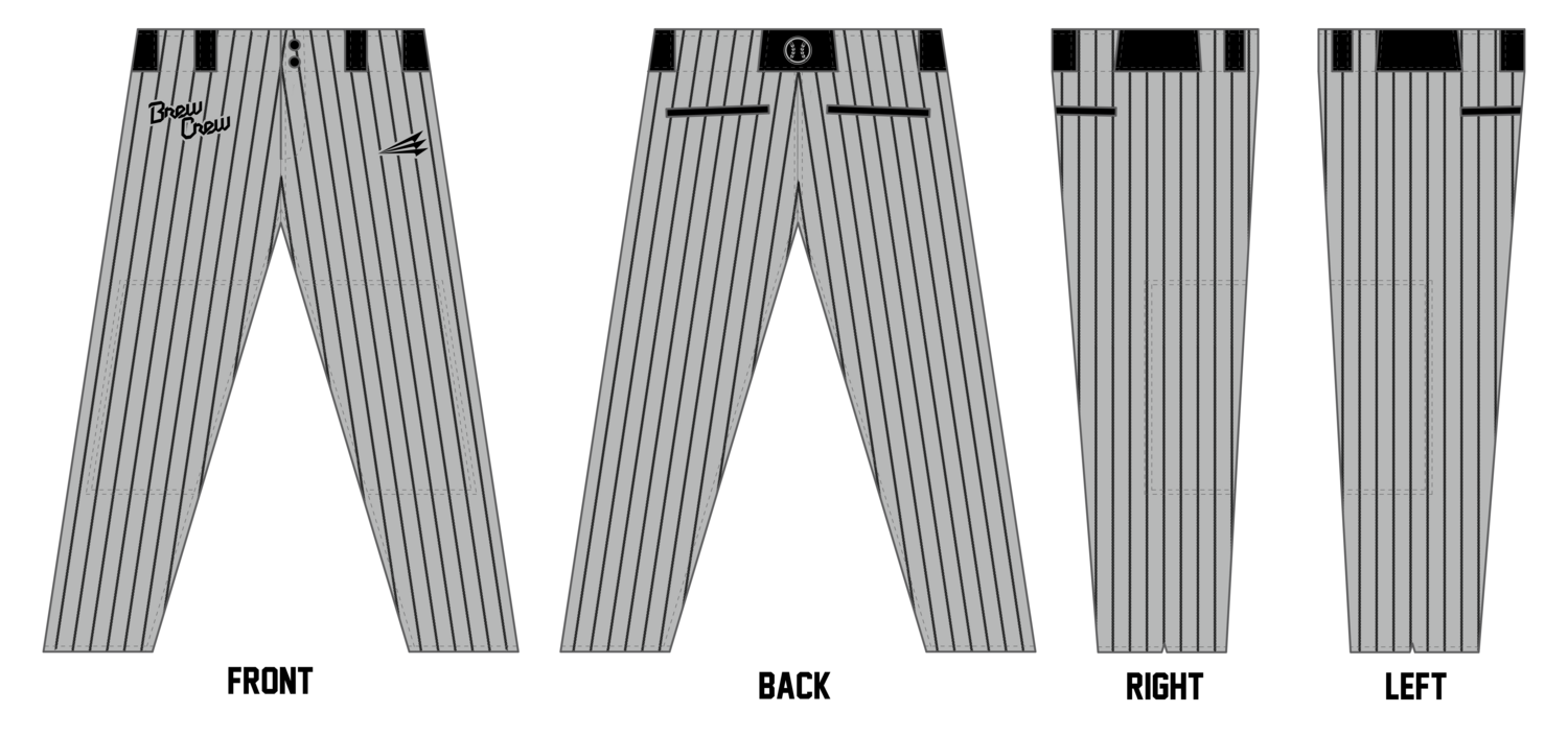Brewer Baseball Custom Pro-Fit Baseball Pant #BP9B