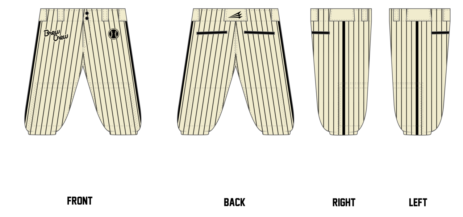 Brewer Baseball Custom Knicker Baseball Pant #BP15C