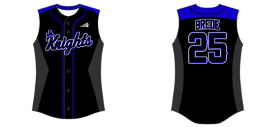 Oak Creek Jr. Knights Custom Hexaflex Baseball Jersey #J2C
