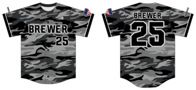 Brewer Baseball Custom Hexaflex Baseball Jersey #J17B
