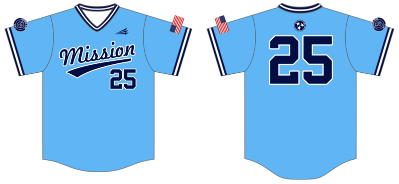 Mission Baseball Custom Nanodri Baseball Jersey #J2B
