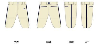 Mission Baseball Custom Knicker Baseball Pants #BP6C