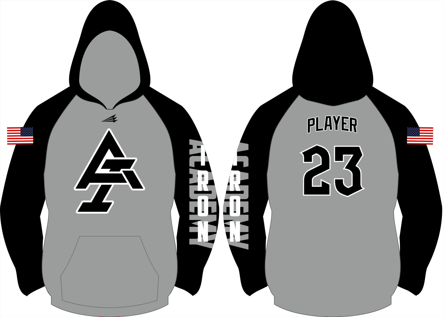 Iron Academy Custom Vulcan Hoodie #VH1