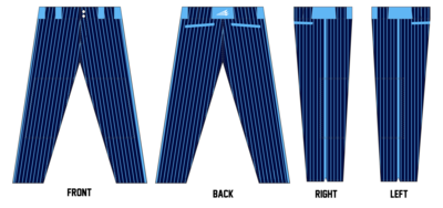 Oklahoma Naturals  CUSTOM FIT Baseball Pant #BP1B
