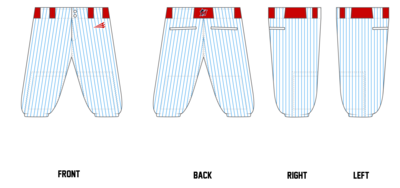 Missouri Marlins Custom Knicker Baseball Pant #BP2E