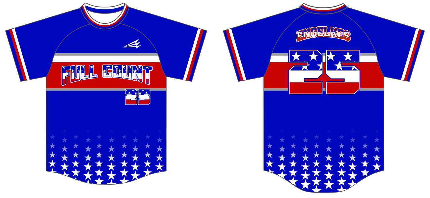 Full Count 10U Custom NanoDri Baseball Jersey #J1