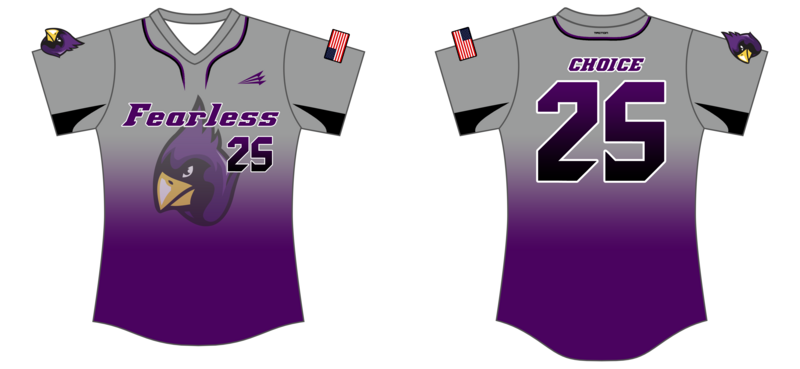 North Georgia Fearless Custom HexaFlex Softball Jersey #J2
