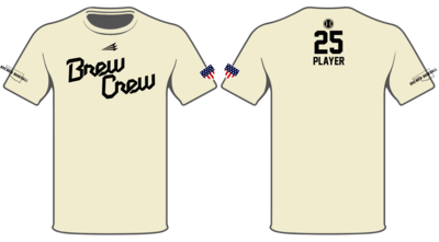 Brewer Baseball Custom HyperTee #HT3