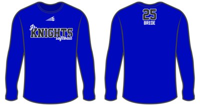 Oak Creek Jr. Knights Softball Custom Longsleeve HyperTee #LHT1