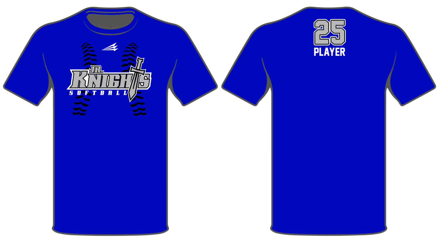 Oak Creek Jr. Knights Softball Custom HyperTee #HT1C