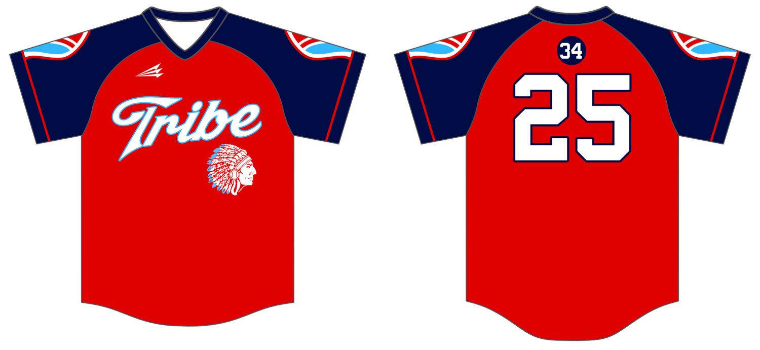 The Tribe Custom HexaFlex Baseball Jersey #J3D