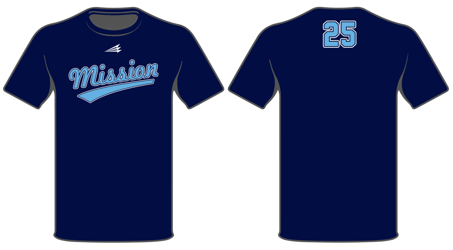 Mission Baseball Custom HyperTee #HT2