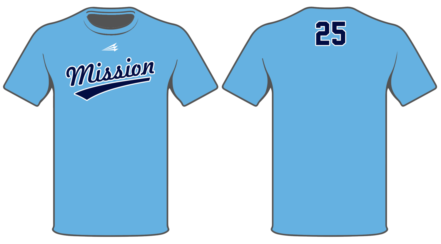 Mission Baseball Custom HyperTee #HT3