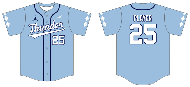 Greenville Thunder Custom NanoDri Baseball Jersey #J1B