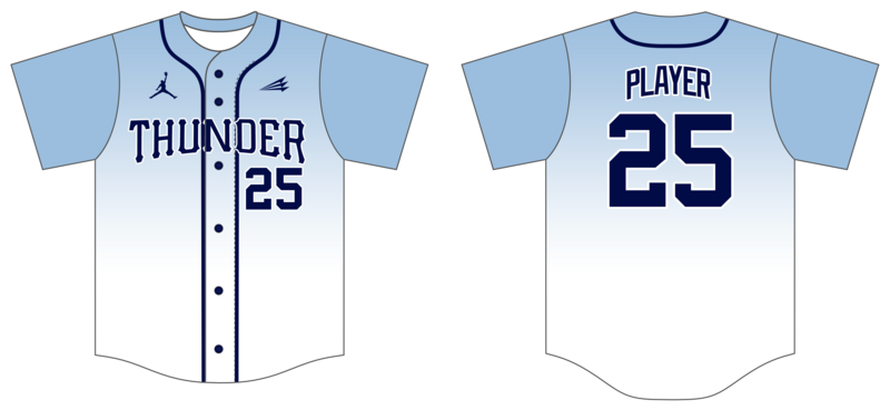 Greenville Thunder Custom NanoDri Baseball Jersey #J3C