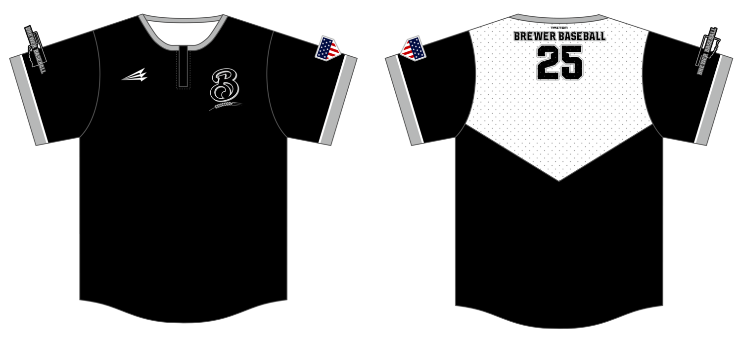 Brewer Baseball Custom Flywheel Pullover #FLY1