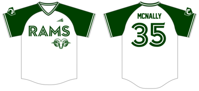 PR Rams Custom HexaFlex Baseball Jersey #J1