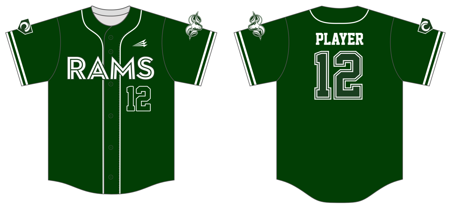 PR Rams Custom HexaFlex Baseball Jersey #J3