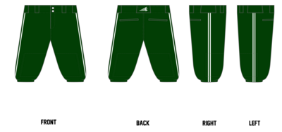 PR Rams Custom Knicker Baseball Pant #BP3B