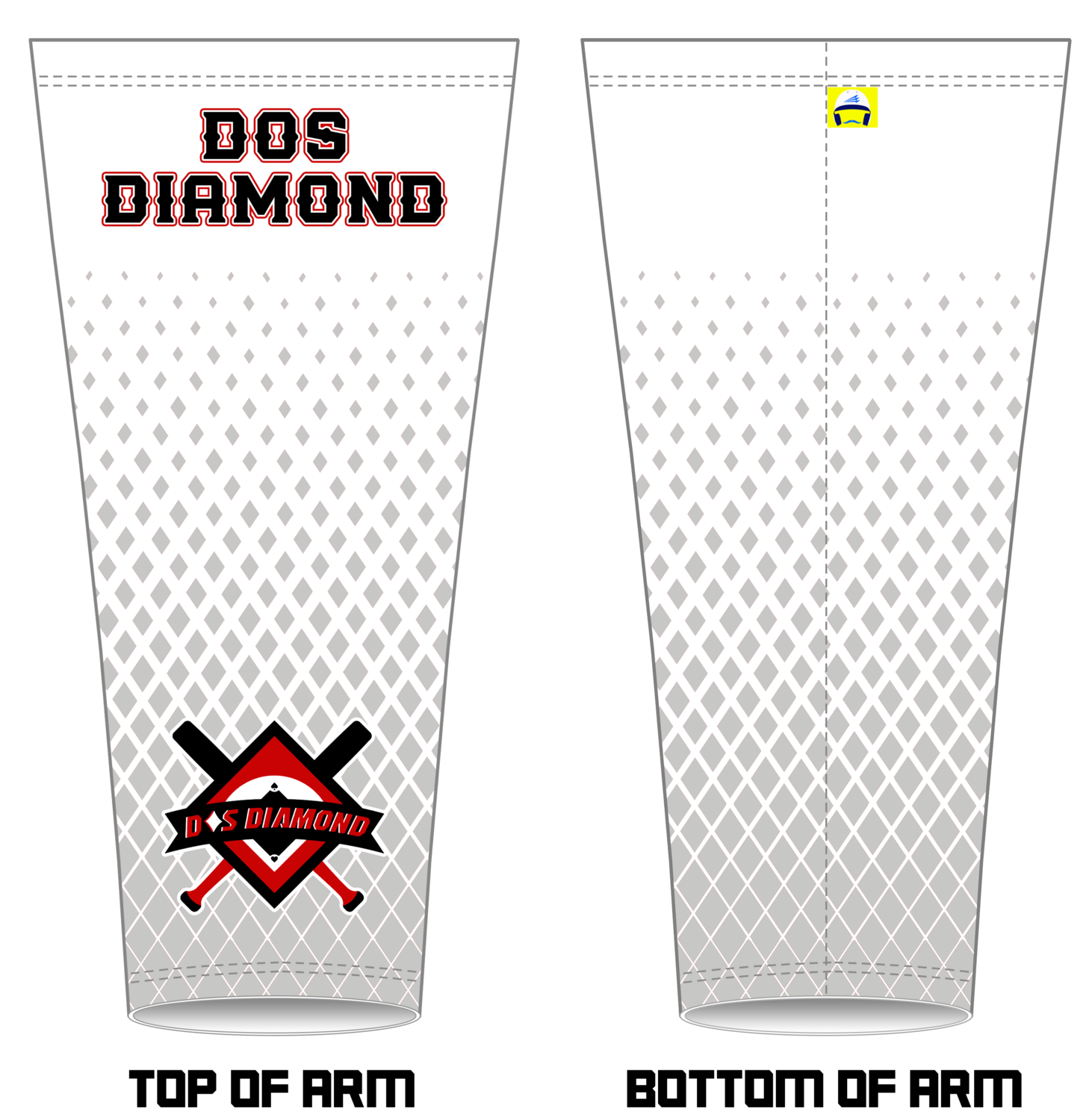Dos Diamond Custom Arm Sleeve #AS6