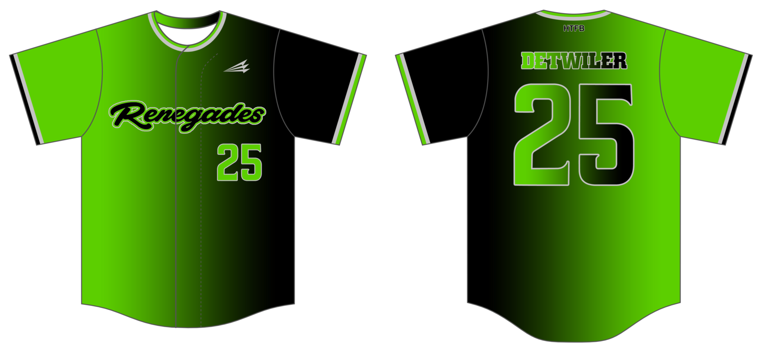 Mid Michigan Renegades Custom HexaFlex Baseball Jersey #J5C