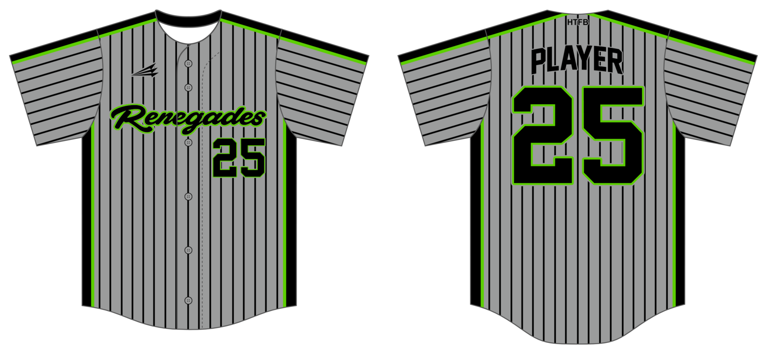 Mid Michigan Renegades Custom HexaFlex Baseball Jersey #J9C