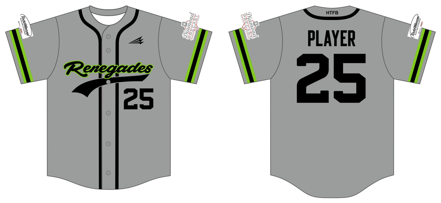 Mid Michigan Renegades Custom HexaFlex Baseball Jersey #J8C
