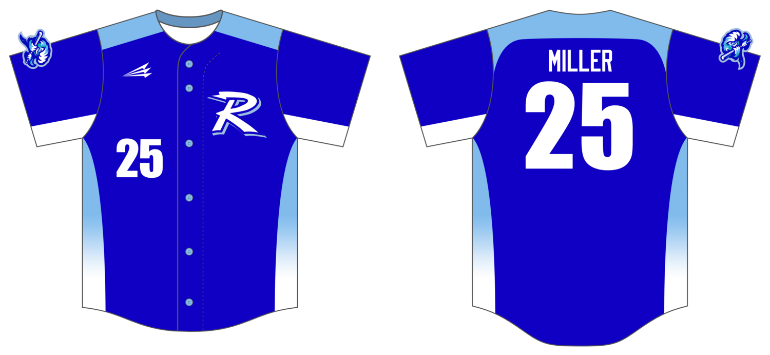 Riverhead Waves Custom HexaFlex Baseball Jersey #J1B