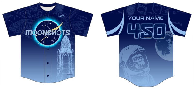 Moonshots Custom NanoDri Baseball Jersey #4C