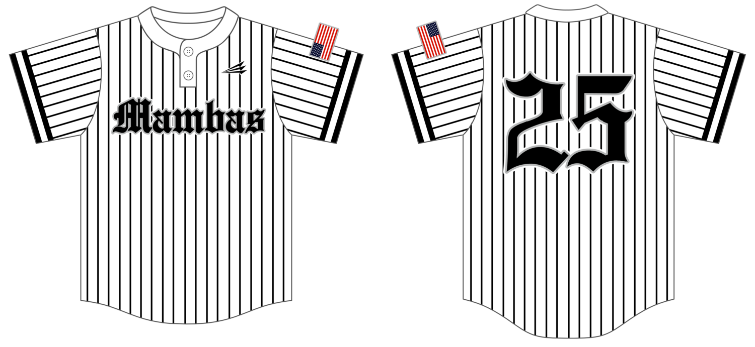 Mambas Baseball Custom NanoDri Baseball Jersey #J8