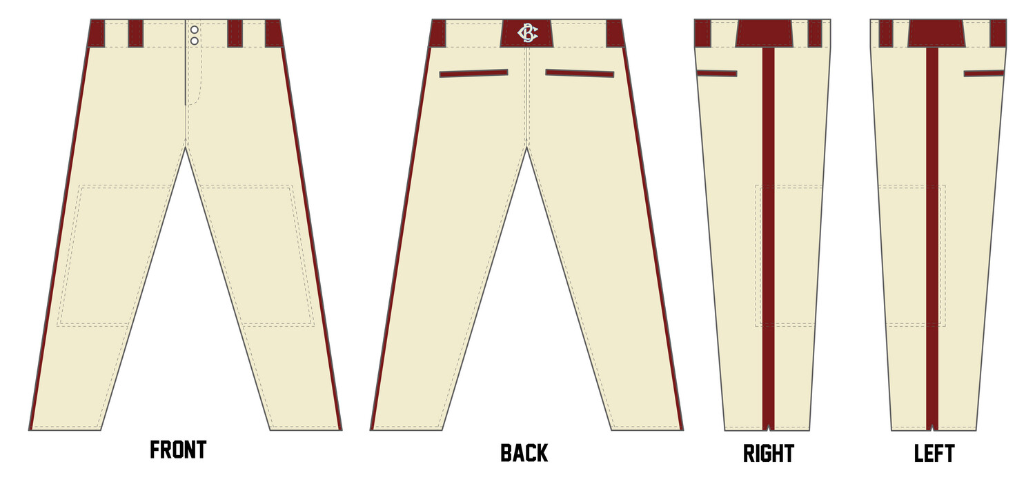 California Ballers Custom ProFit Baseball Pant #BP1