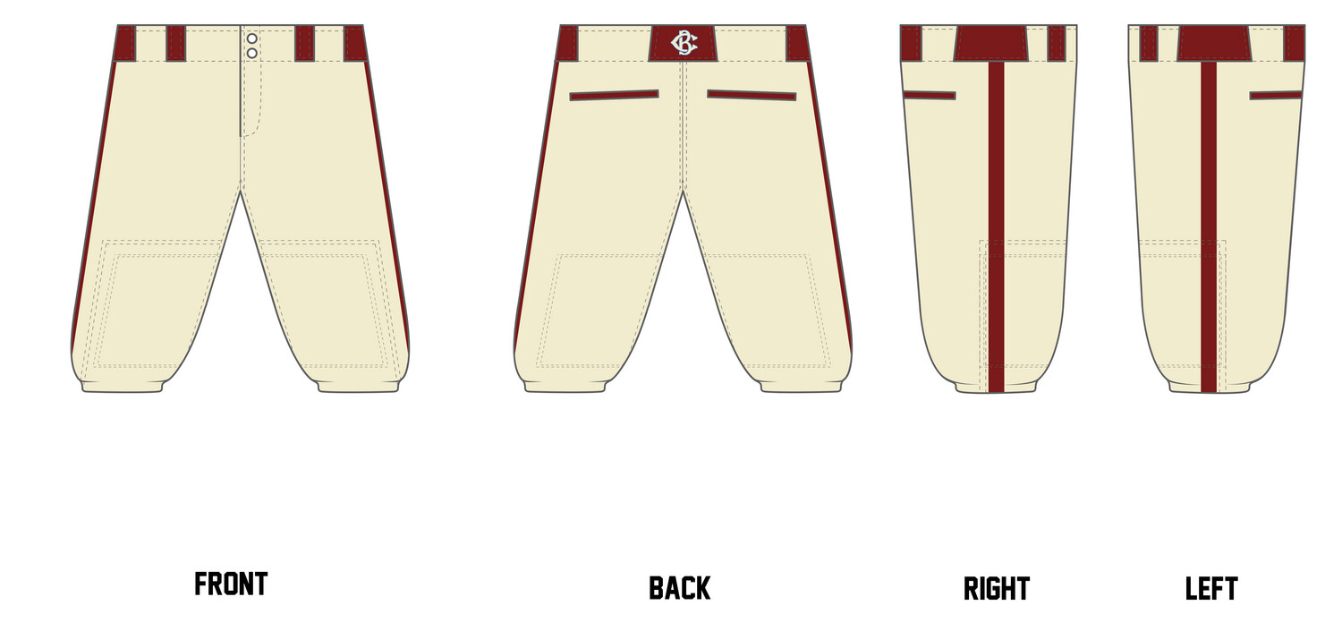 California Ballers Custom Knicker Baseball Pant #BP1B
