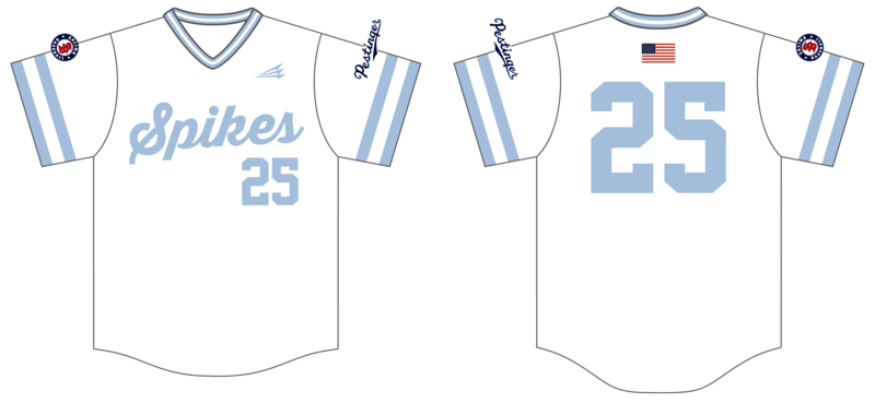 Salina Spikes Custom HexaFlex Baseball Jersey #J42e