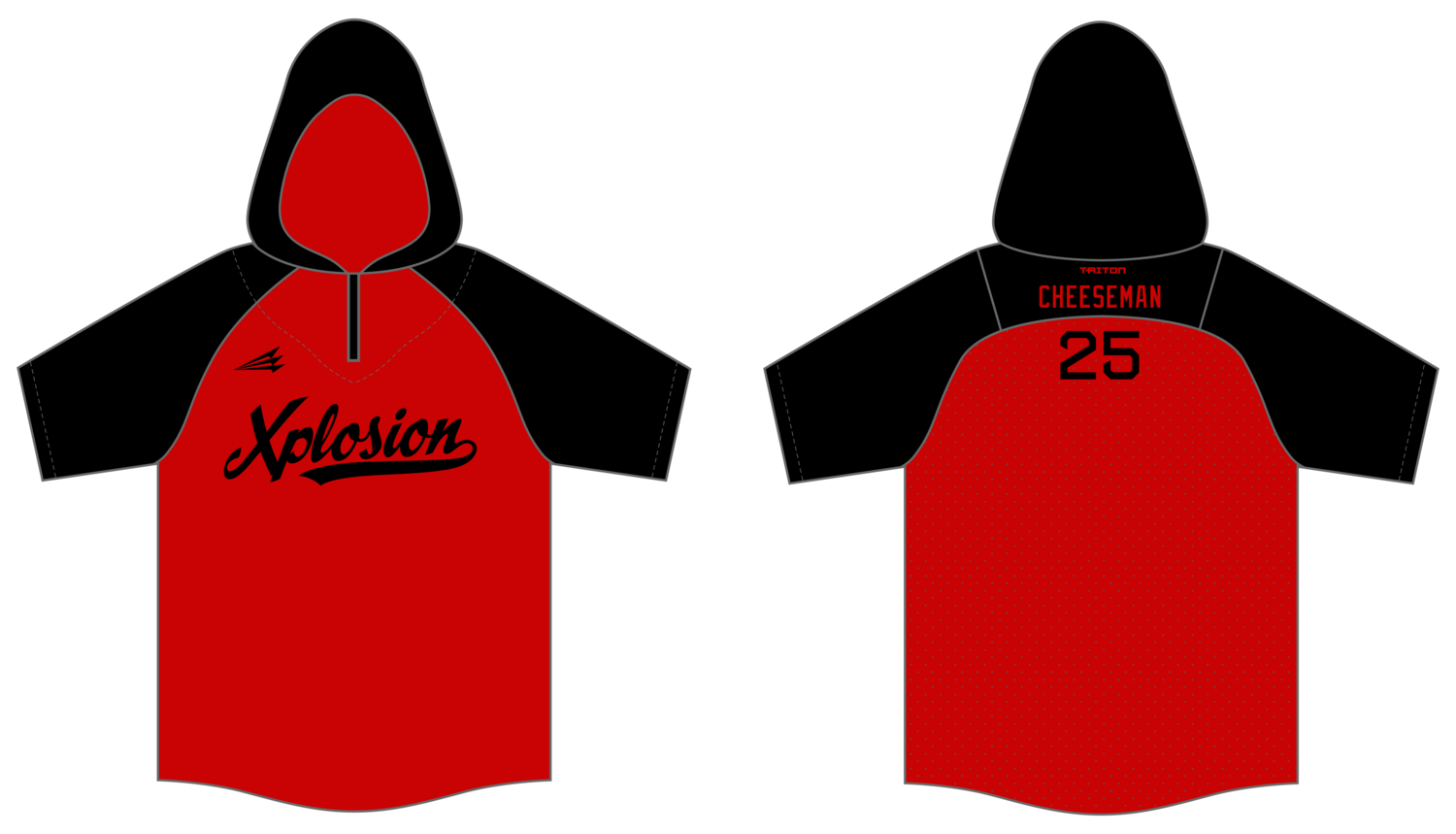 TYA Xplosion Custom Batting Practice Jacket #BPJ3