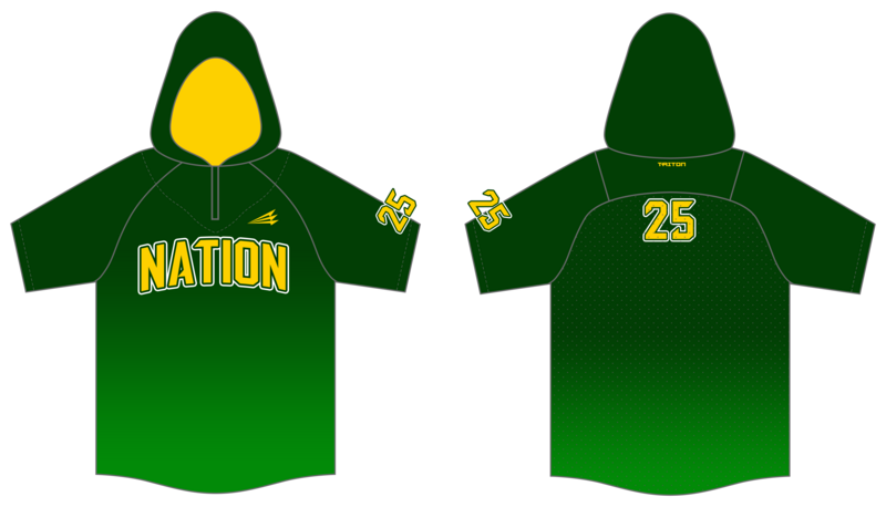 Hamilton A&#39;s Nation Custom Batting Practice Jacket #BPJ1