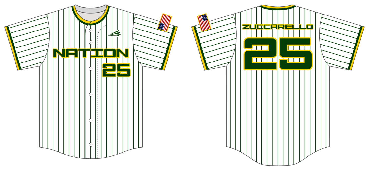 Hamilton A's Nation Custom Nanodri Baseball Jersey #J12B