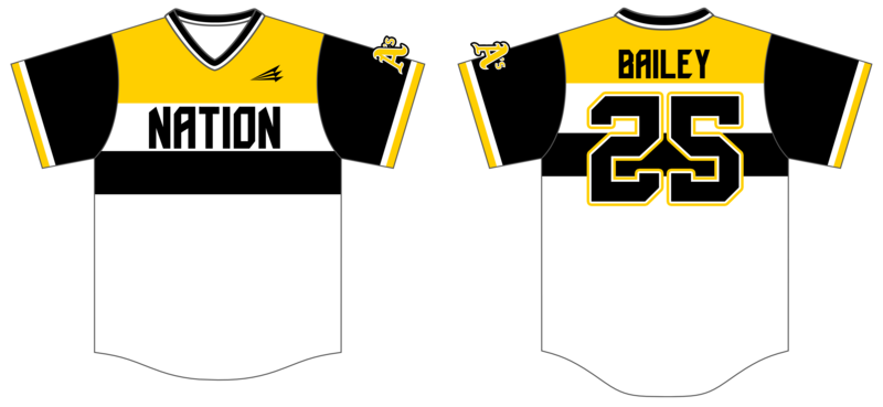 Hamilton A&#39;s Nation Custom Nanodri Baseball Jersey #J10A