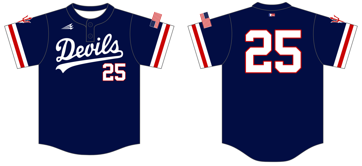 Watertown Red Devils Custom HexaFlex Baseball Jersey #J3B