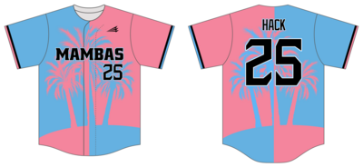 Mambas Baseball Custom NanoDri Baseball Jersey #J9C