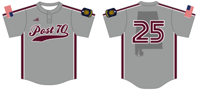 Troy Post 70 Custom HexaFlex Baseball Jersey #J1F