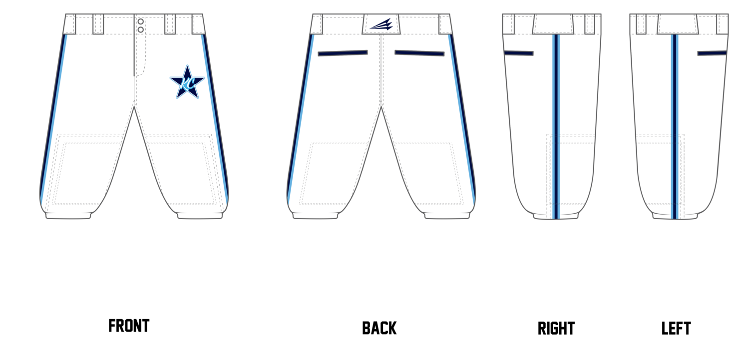 KC Kryptonite Custom Knicker Baseball Pant #BP10
