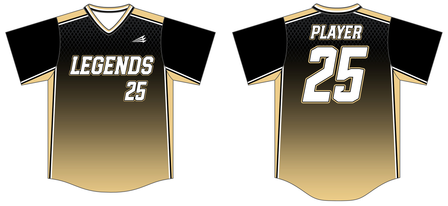 West Texas Legends Custom HexaFlex Baseball Jersey #J3