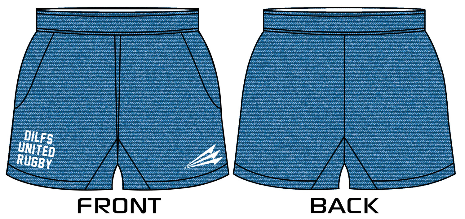DILFs United Custom Rugby Shorts #RS3b